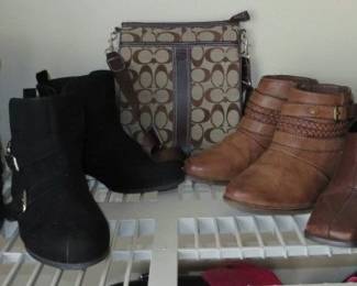 Ladies Shoes Size 8, Coach Purse