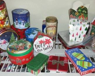 Christmas Tins/Boxes