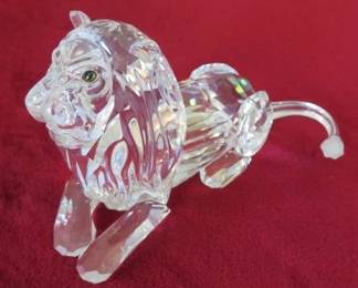 Swarovski Crystal Lion