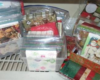 Christmas Cards, Napkins