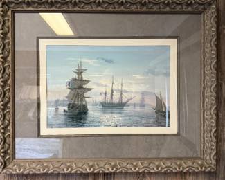 Framed Nautical Art
