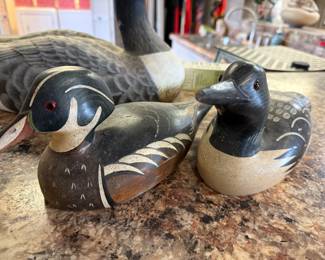 Wood Carved Ducks