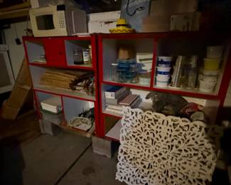 Garage is Filled with Accessories for Framing