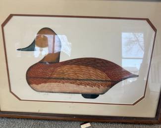 Framed Duck Print