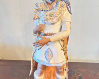 Vtg Cybis Bisque Porcelain Othello figurine, 15"H, was $299, NOW $199