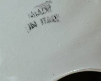 Made in Italy stamp on bottom of Tall Geisha Porcelain figurine~