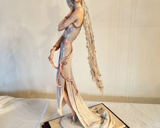 Florence Giuseppe Armani, Lady w/Peacock 1987, 19"H, $115