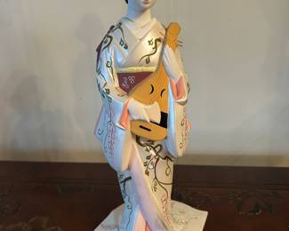 Hamilton Collection Songs Of The Seasons, Hakat Doll Figurine, "Summer Song Maiden", 8"W x 16"H, was $40, NOW $30