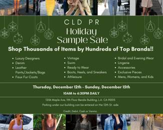 Sample Sale 2024 Instagram Post Square