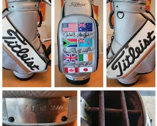 Titleist Golf Bag Collage