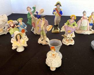 Antique Romantic Porcelain Figurines