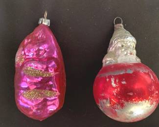 Rare Antique Santa RolyPoly  Pig Christmas 