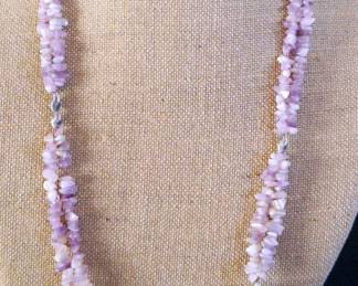 Unusual Chinese Amethyst Necklace 