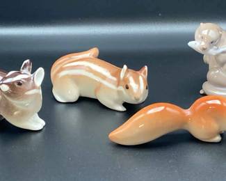 Lomonosov Russian Porcelain Animals