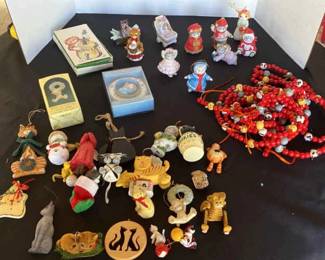 Cat Xmas Wood Garland