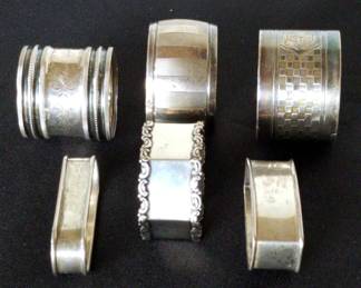 Antique Sterling Napkin Rings