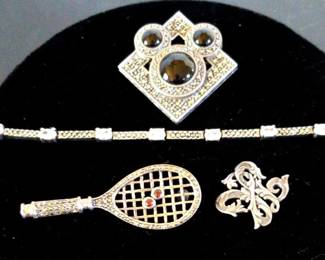 Sterling Marcasite Jewelry 