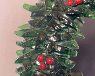 Fused Glass Wreath