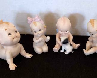 Kewpie Bisque Figurines Lefton  Jesco