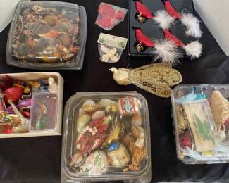 Bird Egg Christmas Ornaments 