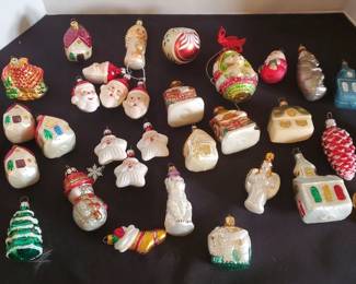 Glass Xmas Ornaments