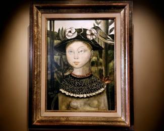 MARIE KATE DAHL, listed artist, 30x40 cm oil on canvas $1,250 or bid #48