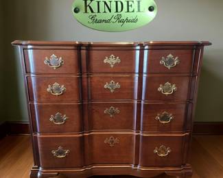 Georgian Block Front Mahogany Chest by KINDEL Furniture Co. $795 or bid #11