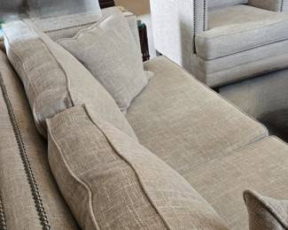 Contemporary Sofa and Arm Chair, SET ONLY bid #278