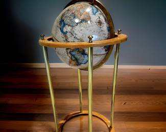 Floor Standing Globe $125 or bid #114