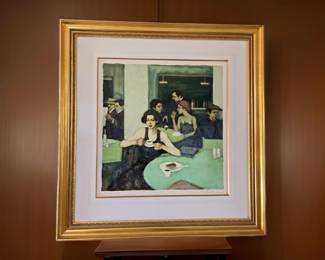 MALCOLM LIEPKE Lithograph "First to Arrive" bid #75