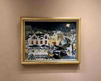 ROBERT LOGRIPPO "Winter Moon" $195 or bid #89