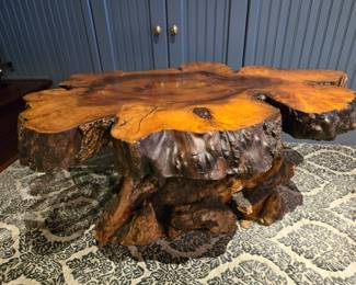 HOWARD COLEMAN, Live Edge Table $545 or bid #173