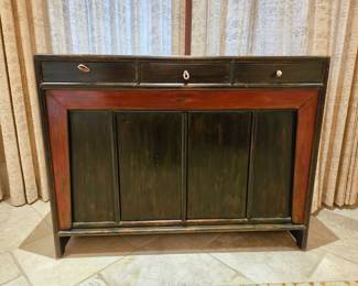 Asian Influence Sideboard $345 or bid #194