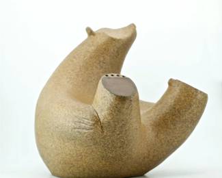 JOHN H. SEYMOUR 1990 Postmodern Abstract Honey Bear Sculpture $450 or bid #161