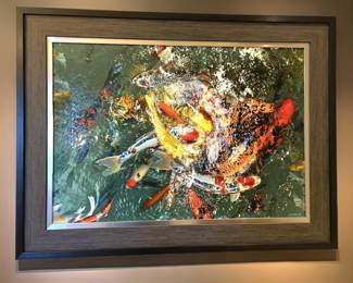 STEVEN CSORBA "Koi Fish" Acrylic on Board $2,500 or bid #73