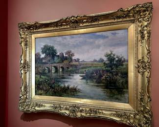 FRANK MILES Oil on Canvas, listed artist $850 or bid #45