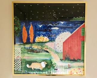 MIKE SMITH listed Canadian artist, original watercolor $525 or bid #66