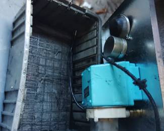 This is oil pump heavy duty can pump any kind of oil cold hot we have hundreds of commercial equipment thousands of tools power tools hand tools you name it electronics server computer cell phones hundreds of them