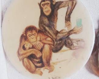 Beautiful miniature painting famous artists done on ivory