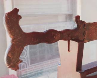 This is Islamic 12th century from Middle East sword original they used to cost $10,000 now it's yours $500 This is original