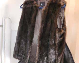 faux fur vest