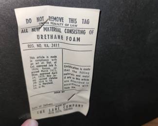 vintage desk & chair by Lane