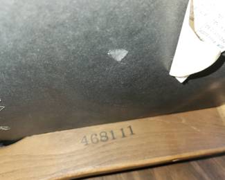 vintage desk & chair by Lane