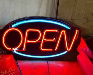 Multiple OPEN Neon Signs for Retail/Restaurant
