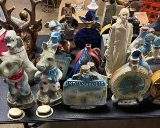 Vintage Jim Beam Decanters and Collectibles from the 1960's and 1970's.