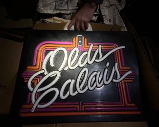 Vintage Oldsmobile Advertising Neon Sign