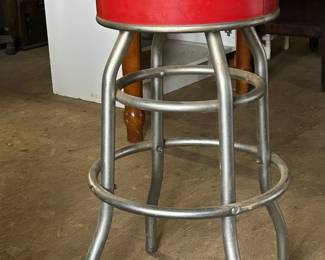 Restaurant Equipment - Set of Four Vintage Barstools
