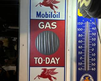 Vintage Wall Decor and Wall Thermometer