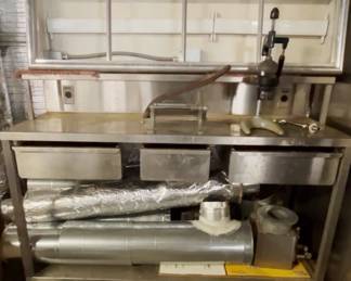 Restaurant Equipment - Stainless Steel Prep Table