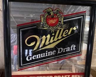 MIller Genuine Draft Vintage Wall Mirror